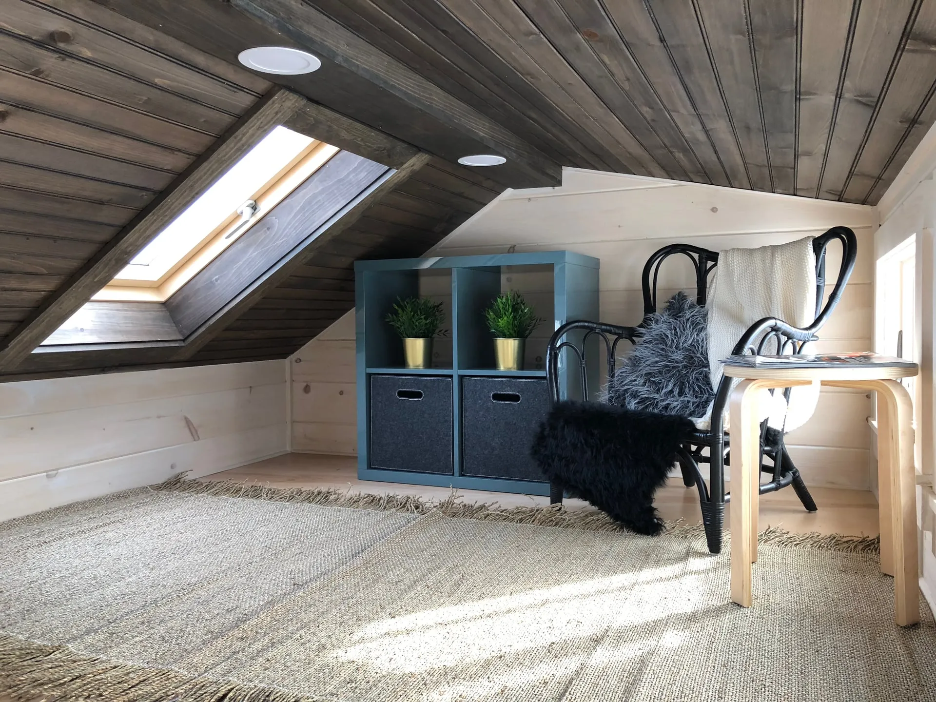 A custom Maine Tiny Homes build on its site