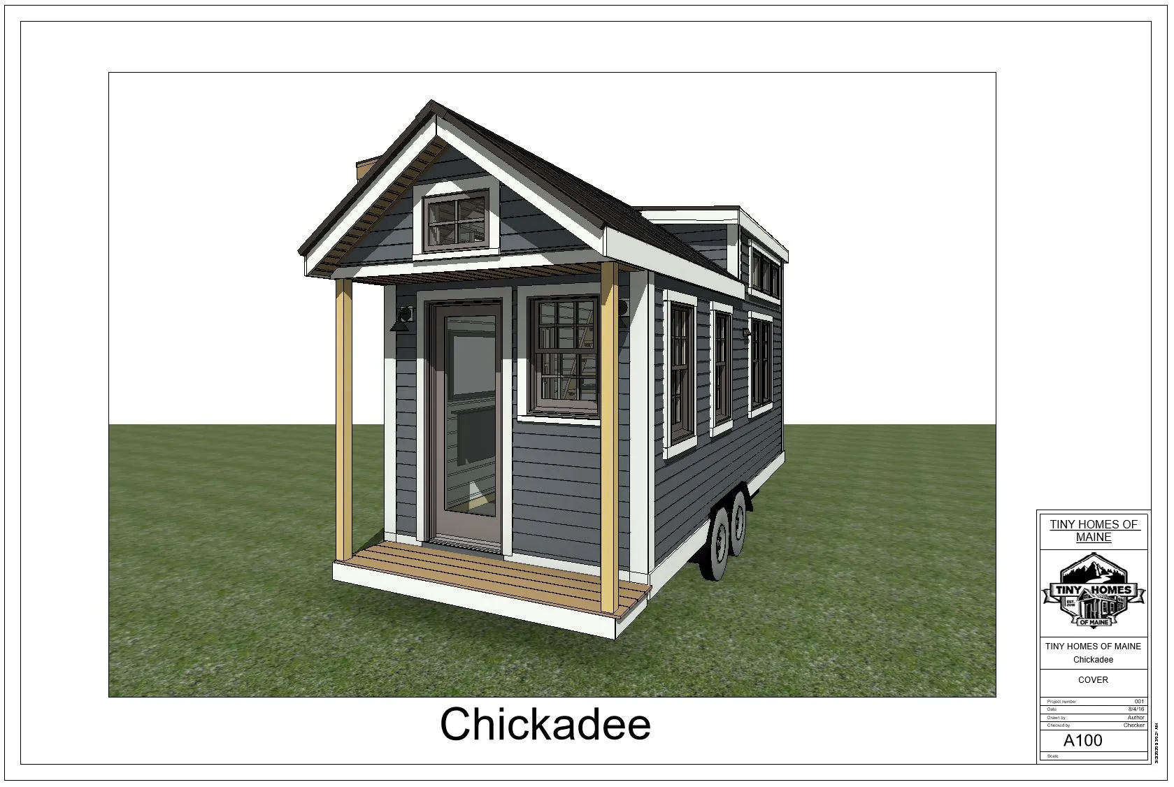 Exterior of the Chickadee model